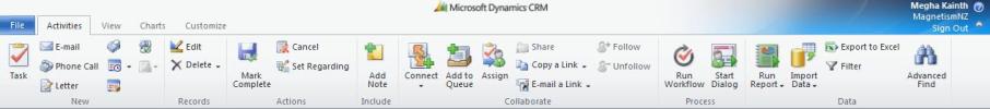 Keyboard Shortcuts for Microsoft Dynamics CRM 2011