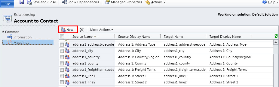 Use Entity Mapping to implement the Clone function in Dynamics CRM 2011