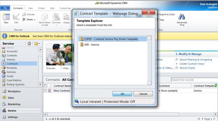 Creating Contract Templates, Contracts and Contract Lines, Dynamics CRM 2011