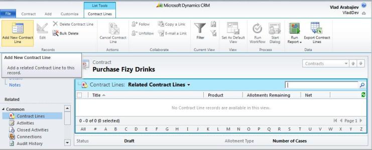 Creating Contract Templates, Contracts and Contract Lines, Dynamics CRM 2011