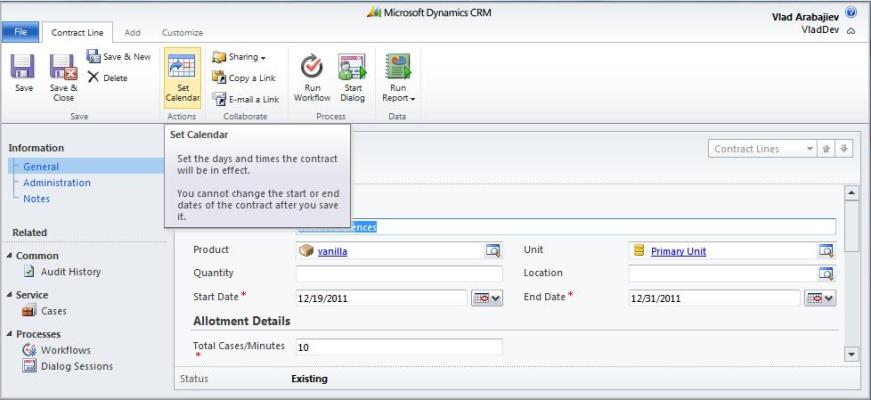 Creating Contract Templates, Contracts and Contract Lines, Dynamics CRM 2011