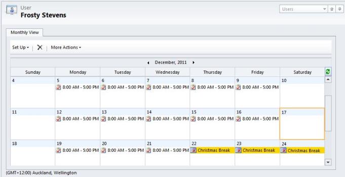 Dynamics CRM 2011 Service Scheduling Engine