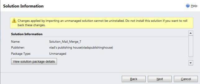 Managing Mail Merge Templates Using Solutions in Dynamics CRM 2011 ...