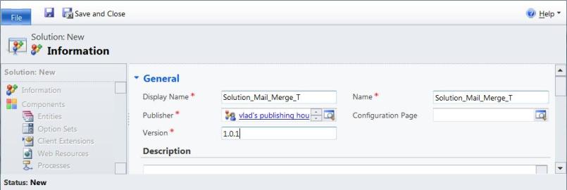Managing Mail Merge Templates Using Solutions in Dynamics CRM 2011 ...