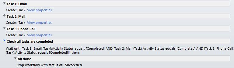 Using Parallel Wait Branches in Dynamics CRM 2011 Workflows