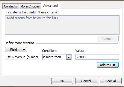Conditional Formatting in Microsoft Dynamics CRM 2011 for Outlook