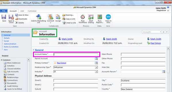 Beginners Guide To Dynamics CRM 2011 | Magnetism Solutions | NZ ...