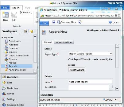 How to create Aged Debt Report in Dynamics CRM 2011
