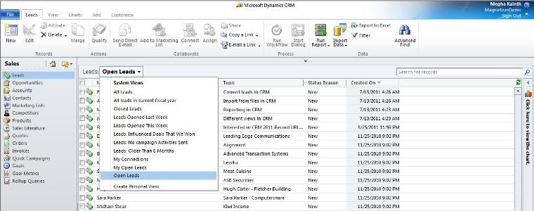 How can I get information out of Dynamics CRM?