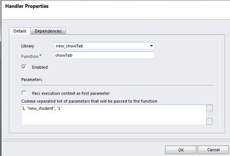 Show a Tab Based on a Radio Button Dynamics CRM 2011