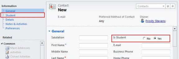 Show a Tab Based on a Radio Button Dynamics CRM 2011