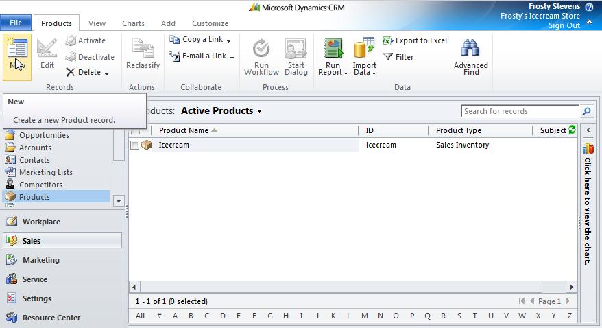 Creating Products in Dynamics CRM 2011