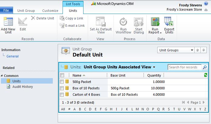 The Product Catalog in Dynamics CRM 2011