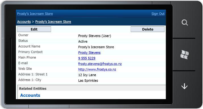 Customizing Dynamics CRM 2011 Mobile Forms