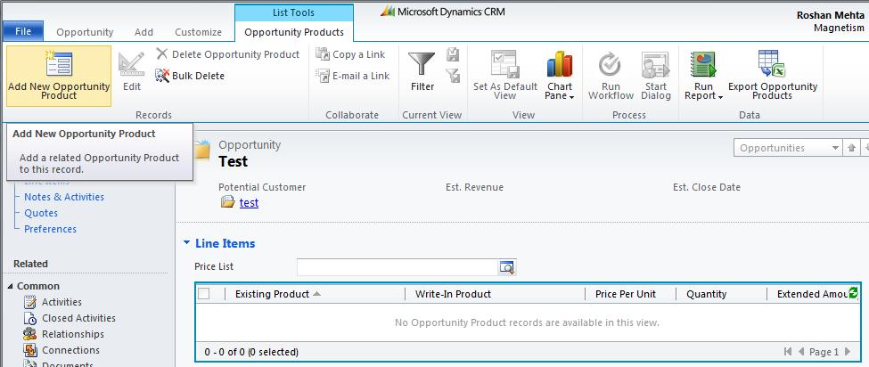 What’s New in Dynamics CRM 2011 Opportunities | Magnetism Solutions ...
