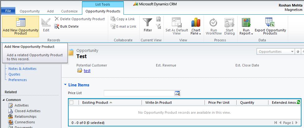 What’s New in Dynamics CRM 2011 Opportunities