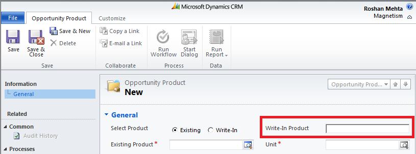 What’s New in Dynamics CRM 2011 Opportunities