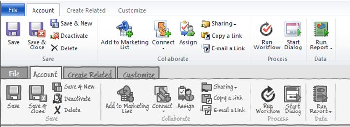 Creating the Dynamics CRM 2011 Ribbon in Expression Blend 4 Sketchflow