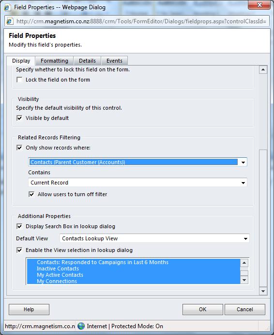 Microsoft Dynamics CRM Feature – Dynamic Lookups