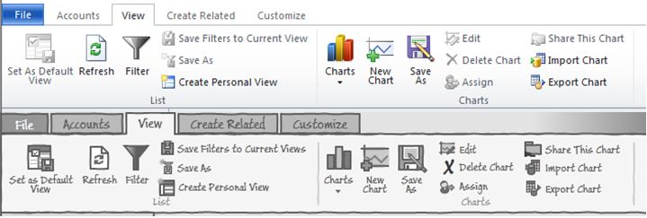 Dynamics CRM 2011 Main Window Stencilled up in Expression Blend 4 