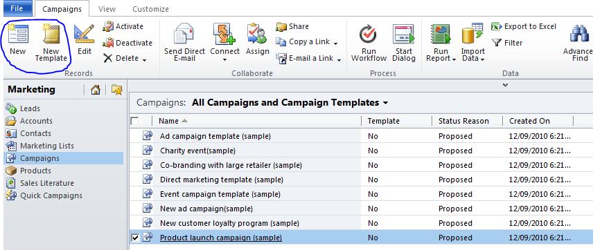 Dynamics CRM 2011 Marketing Campaigns – New? No, Improved? Yes ...