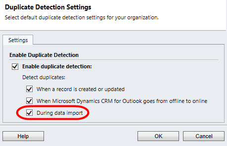 Deduplication of Data during Import using Data Import Wizard and Duplicate Detection Rules