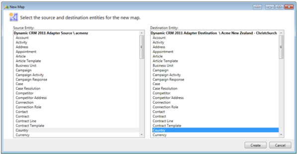 Microsoft Dynamics CRM 2011 Instance Adapter Part 4 Configure and Run a Simple Integration