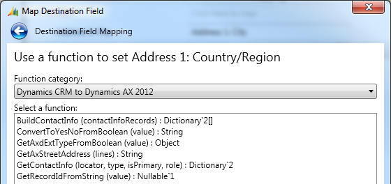 Microsoft Dynamics CRM 2011 Instance Adapter Part 5 Mappings
