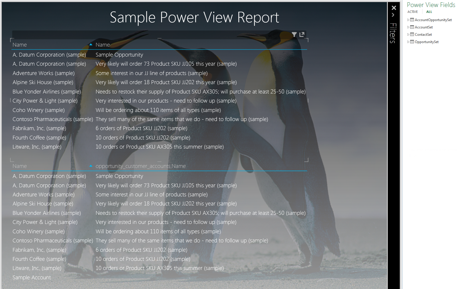 Power BI Microsoft Dynamics CRM 2013 – Part 9