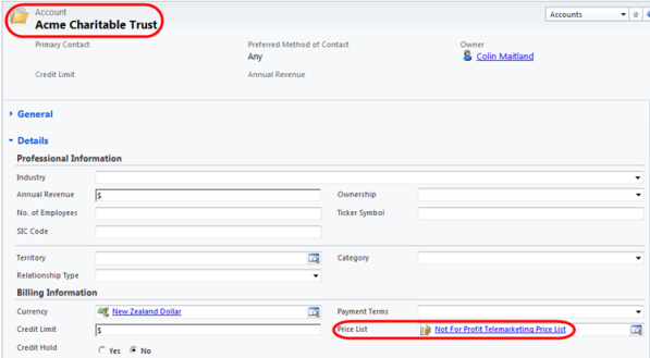 Pricing Products Customer Specific Price Lists