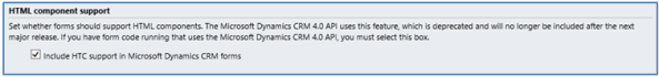 Microsoft Dynamics CRM 2011 Include HTC Support in CRM forms