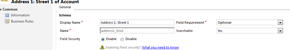 Microsoft Dynamics CRM 2015 Field Security Profile Changes
