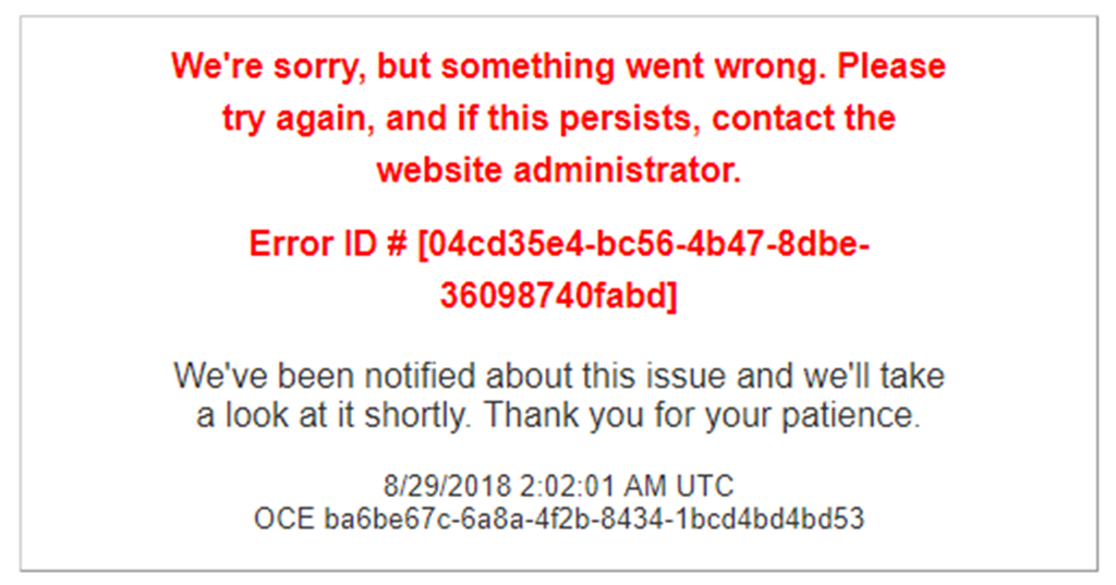 We're sorry but something went wrong! · Issue #3 · nttcom