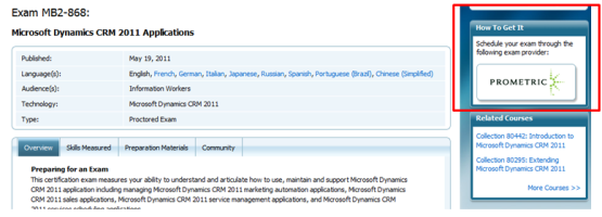 Training in Microsoft Dynamics CRM