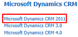 Training in Microsoft Dynamics CRM