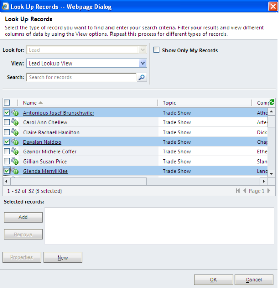 Using Marketing Lists in MS Dynamics CRM 2011