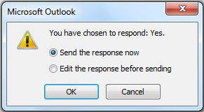 Voting Buttons in Microsoft Outlook 2010