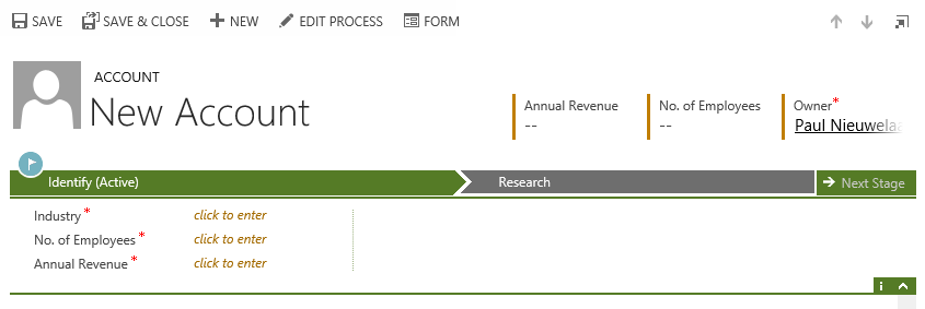 Branching Business Process Flows in Microsoft Dynamics CRM 2015