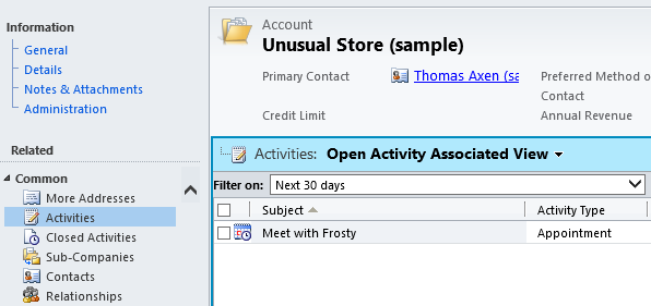 Default Activities Filter on to All Dynamics CRM 2011 