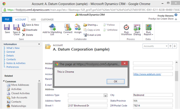 Detect Browser Dynamics CRM 2011 Rollup 12 the Microsoft way