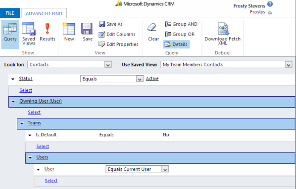 Dynamics CRM 2011 View Records Owned by My Team Members