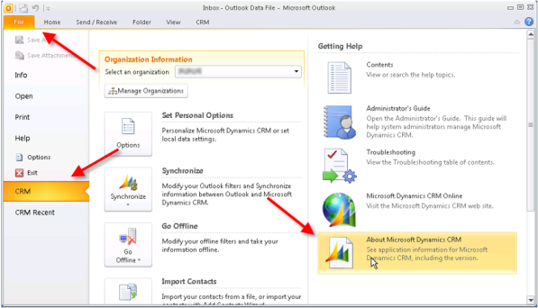 How to Check your Current Dynamics CRM 2011 Rollup Version