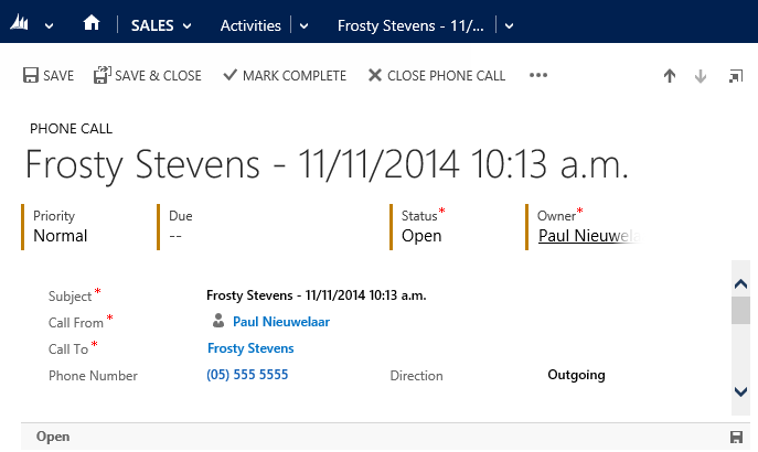 How To Reopen Closed Activities in CRM 2013 with Bookmarklet