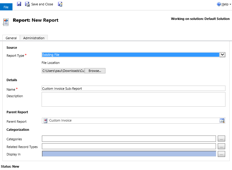 Sub-Reports in Dynamics CRM and SSRS Run on Multiple Records