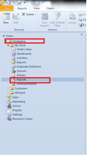 Creating Reports in Microsoft Dynamics CRM 2011