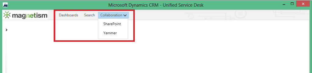 Create a Toolbar in Unified Service Desk