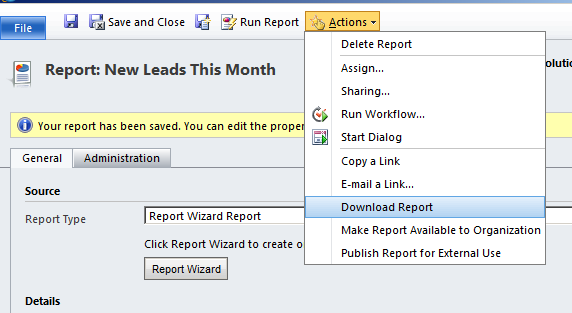 CRM Report Wizard The Foundation for Custom Reports