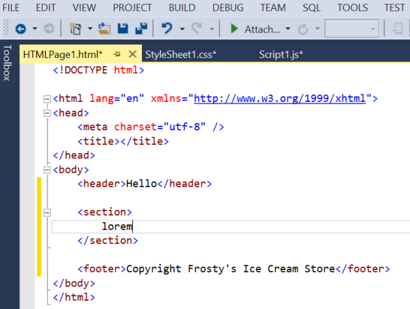Dynamics CRM HTML Web Resources in Visual Studio 2013