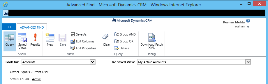 Global Advanced Find is Here in Microsoft Dynamics CRM 2015