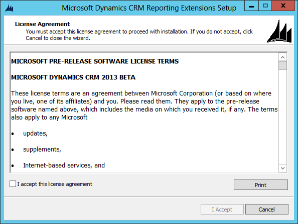 Installing Dynamics CRM 2013 Reporting Extensions 